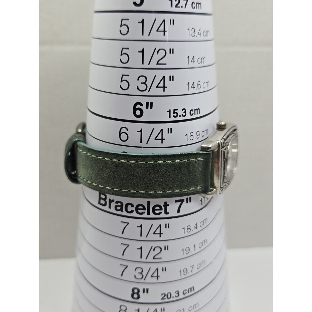 Peyote Bird Designs Santa Fe Womens Southwestern Green Leather Watch New Battery - Picture 7 of 12